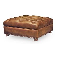 Chesterfield ottoman COUNTRY SPECIALleathersquareindoor