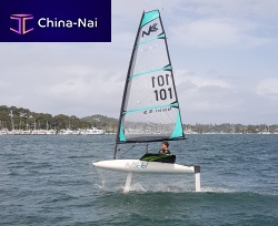 Single-handed sailing dinghy Nikki children'straditionalfoiling