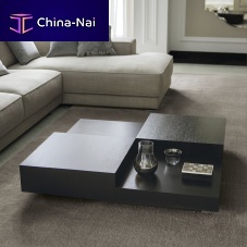 Contemporary coffee table LUKASwoodensquarefor hotel