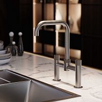 Countertop double-handle mixer tap KW30stainless steel 316Lkitchen2-hole