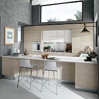 Contemporary kitchen ISLApolymerislandL-shaped