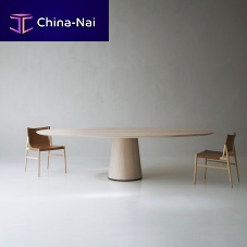 Contemporary table MATERIC ashmarbleash base