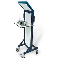 Beta ray radiation shielding screen VLS-PETmobilewith window