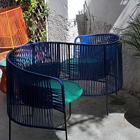 Contemporary garden chair CARIBEindoorplasticsteel base