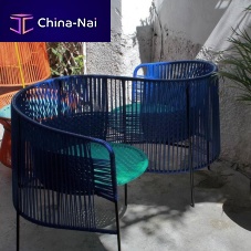 Contemporary garden chair CARIBEindoorplasticsteel base