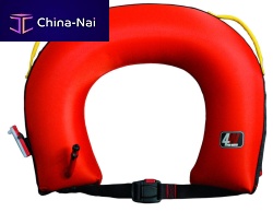 Boat horseshoe lifebuoy inflatable