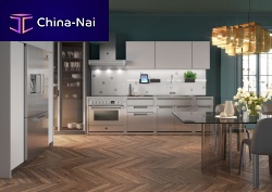 Industrial style kitchen GENESIstainless steelsteelbrushed stainless steel