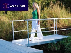 Dock gangway GWA seriesaluminumwith handrails