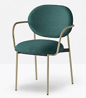 Contemporary chair blume 2955indoorfabricaluminum base
