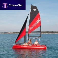 Inflatable sport catamaran HAPPY CAT NEOmultiplerubberasymmetric spinnaker
