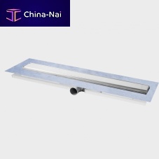 Stainless steel drainage channel DIBA-LINE 2.0flatfloor