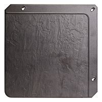 Interlocking roof tile A00210flatclayblack