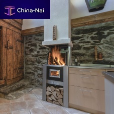Open wood hearth COOKCOOK3-sidedstainless steelfor fireplaces