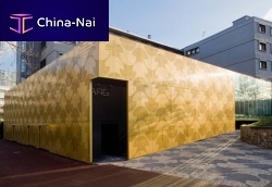 Panel curtain wall metaldecorativeperforated