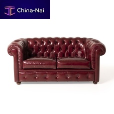 Chesterfield sofa CHESTERFIELDleatherred2-person