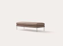 Contemporary upholstered bench ALICEfabric