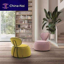 Original design armchair LOVE-STORYfabricwith removable covergreen