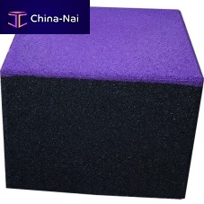 Contemporary stool HEXDALLE® HEXCUBErubber100% recyclableoutdoor