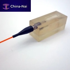 Fiber optic vibration sensor gearrugged
