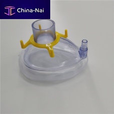 PVC anesthesia mask PA1502transparentwith valve