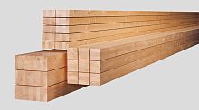 Glue-laminated wood beam Picea abiesrectangular