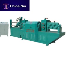Metal part straightening machine for barshydraulicmechanical