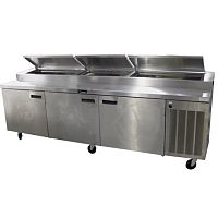 Pizza prep table 18600PTBMPlaminatestainless steelpolyurethane foam