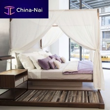 Canopy bed IRAdoublecontemporarywith headboard