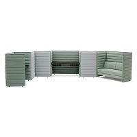 Removable partition ALCOVE PLUS PARAVENTfabriccommercialfor offices