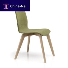 Contemporary chair RINGindoorwoolbeech