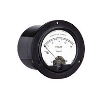 Analog voltmeter stationary