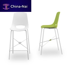 Contemporary bar chair EVA 6indoorleathermetal