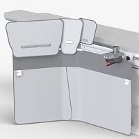 X-ray radiation shielding curtain 312/DS-039/6/3 examination table-mounted0.50 mm
