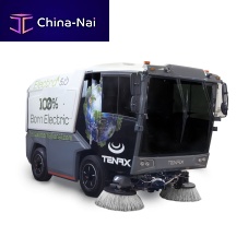 Ride-on sweeper Electra 5.0 lifeelectricstreetwith two brushes
