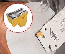 Grooving cutting insert TANG-GRIPcarbidefor steel