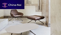 Contemporary pouf X-POUFleather