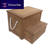 Teak step STEP Storage Chest