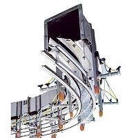Chain conveyor airhorizontaltransfer