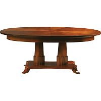 Biedermeier style table ART 5775 cherrywoodcherrywood baseround