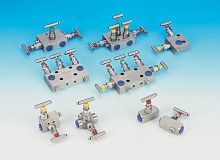 5-way manifold stainless steelfor measurement instruments