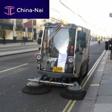 Electric sweeper-scrubber-dryer ELECTRA 2.0 evos+streetindoorwith two brooms