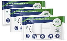 Body hygiene cleansing wipes Flushable Eco-Friendlypack of 30