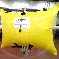 Air dome for industrial applications with PVC membranefor sports fields