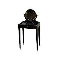 Art Deco dressing table BS054glossy varnished wood1-seat