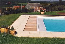 Automatic swimming pool cover ELEGANCE : STANDARDsecurityimmersed