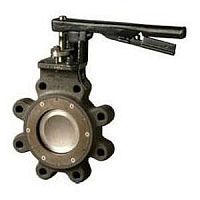 Butterfly valve leverfor wastewater