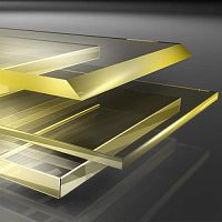 Radiation shielding glass