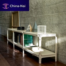 Self-supporting shelving system Steelwood contemporarybeechMDF