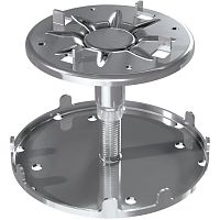 Galvanised steel raised floor pedestal STEELMARTadjustableself-levelingnoise-reduction