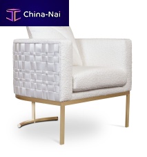 Contemporary armchair GRACE IIfabricwith removable cushionhandmade